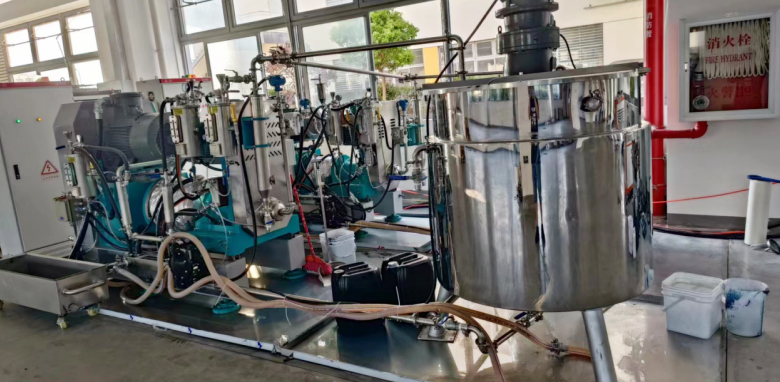 CNB-30LSD雙動(dòng)力納米棒銷式砂磨機(jī)